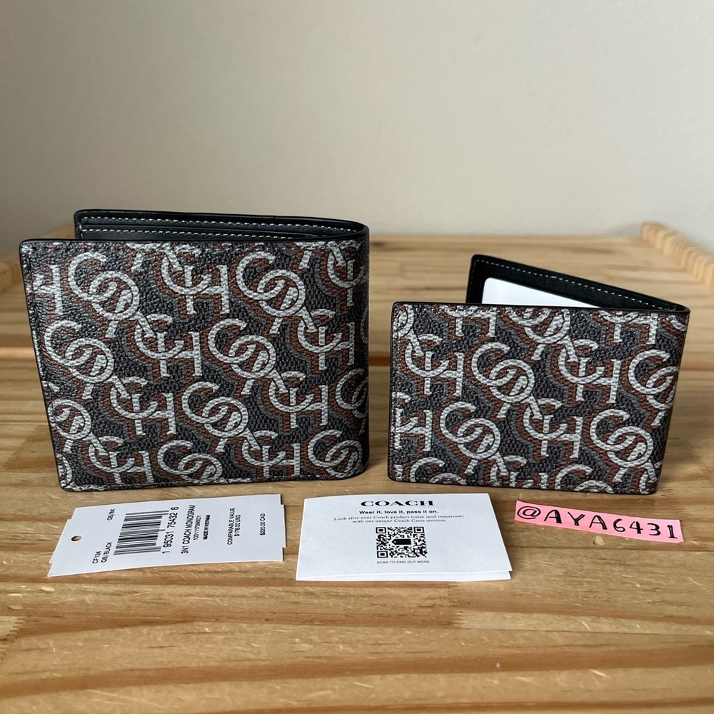 Coach Wallet Men🎈🎈 - Picture 2 of 10